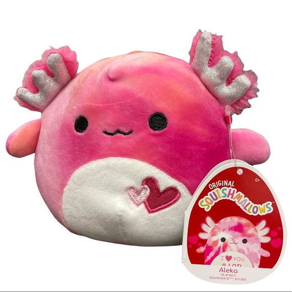 ARCHIE 8” & ALEKA 5” AXOLOTL SQUISHMALLOW  FRIENDS HTF RARE - Picture 5 of 6